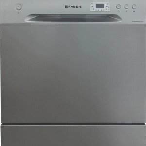 FABER FFSD 6PR 8S ACE INOX Free Standing 8 Place Settings Intensive Kadhai Cleaning| No Pre-rinse Required Dishwasher