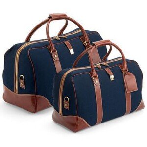 Herschel Leather Duffle Bag In Brown Color