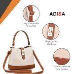 ADISA Women's Girls Bucket Cross Body Bag with Sling