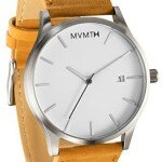 MVMTH Classical Leather Watch In Black