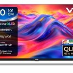 VW 101 cm (40 inches) Spectra Series Full HD Smart QLED Android TV VW40AQ3