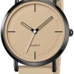 MVMTH Classical Leather Watch In Black