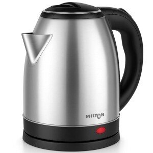 Milton Rapid Electric Kettle 1.8L | 1500 Watts | Stainless Steel Hot Water portable Electric Kettle for Home, Office | A