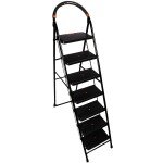CIPLA PLAST Heavy Duty & Durable Lightweight Folding 7 Steps Ladder with Tool Platform and Convenient Sturdy Wide Pedal