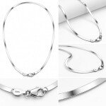 Antitarnishi 22 Inch Men’s Stainless Steel Chain Necklace 3mm Non Tarnish Waterproof Hypoallergenic Silver Chain for Men