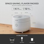 CUCKOO Multifunction Electric Rice Cooker 3 Ltr Premium Nonstick Pot