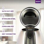 Milton Rapid Electric Kettle 1.8L | 1500 Watts | Stainless Steel Hot Water portable Electric Kettle for Home, Office | A